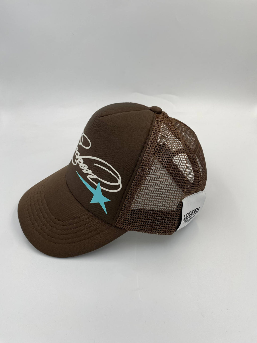 Locken Star Trucker Hat Coffee