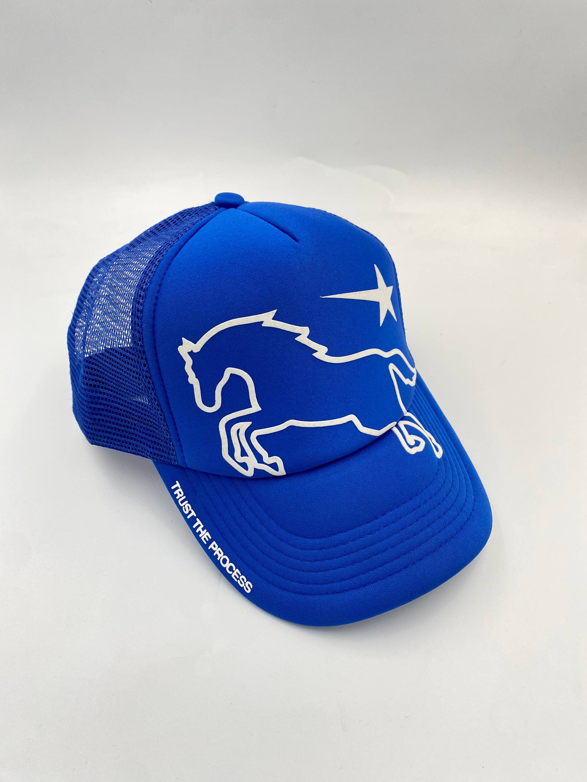Winning Horse 赤马年 Trucker Hat Electric Blue