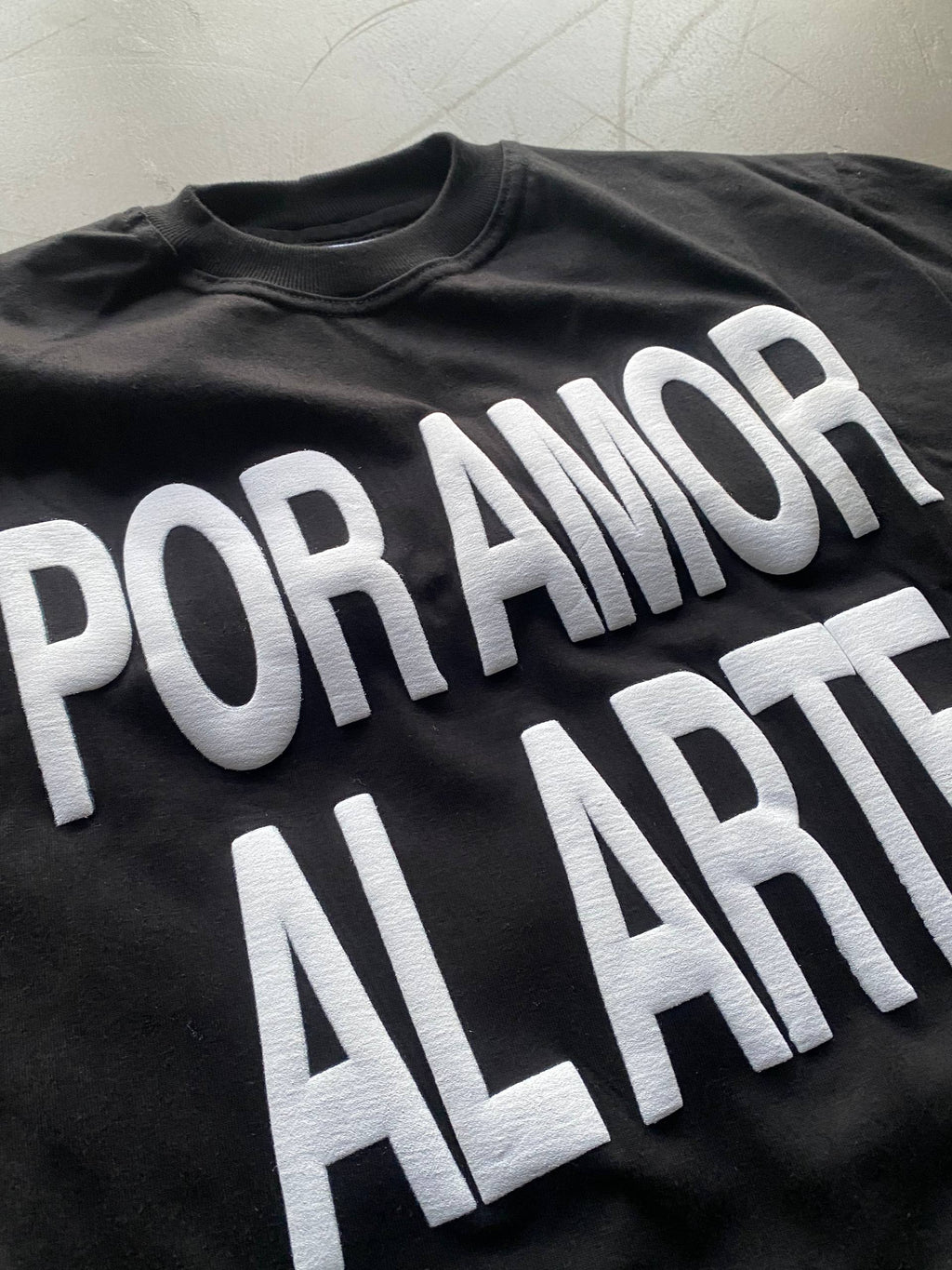 Por Amor Al Arte Tee Black