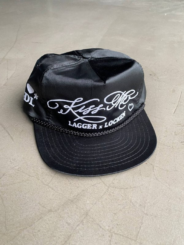 Vintage Zipper Hat Black