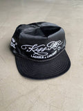 Vintage Zipper Hat Black