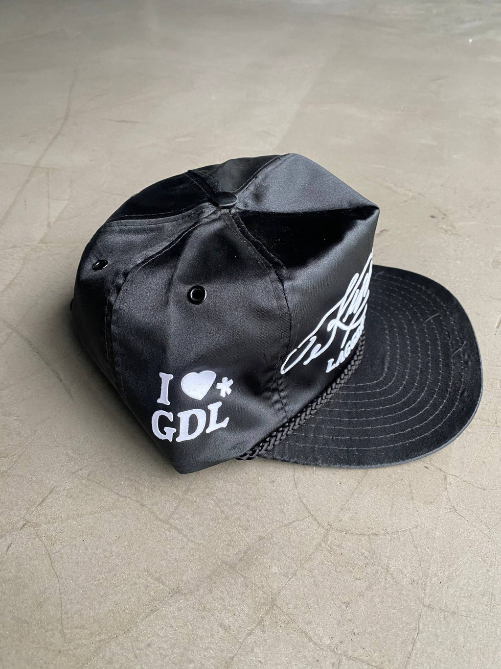 Vintage Zipper Hat Black