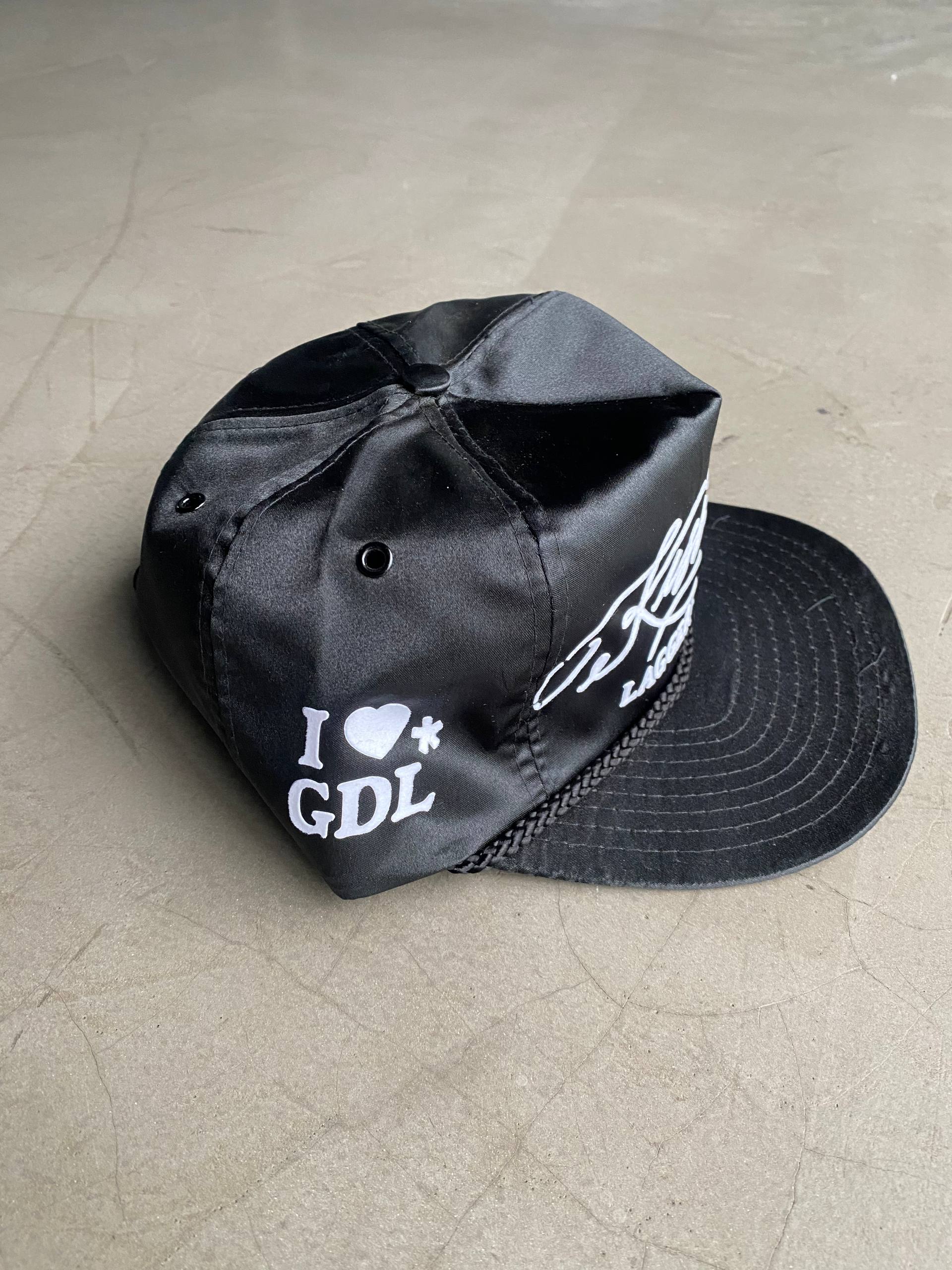 Vintage Zipper Hat Black