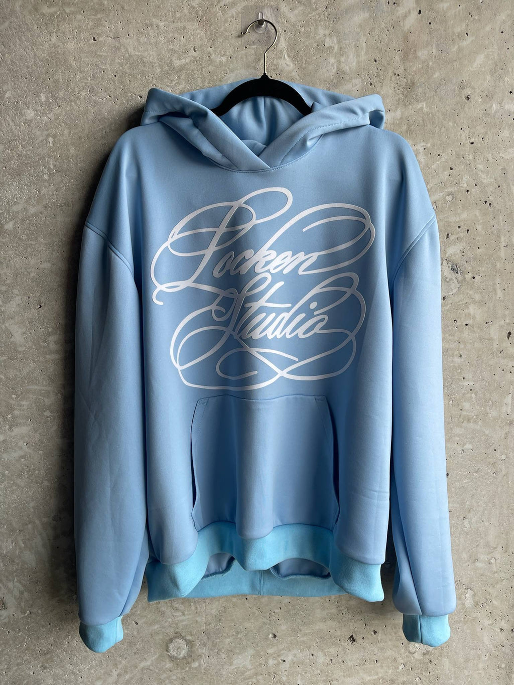 Baby Blue Hoodie - Boxy Cut