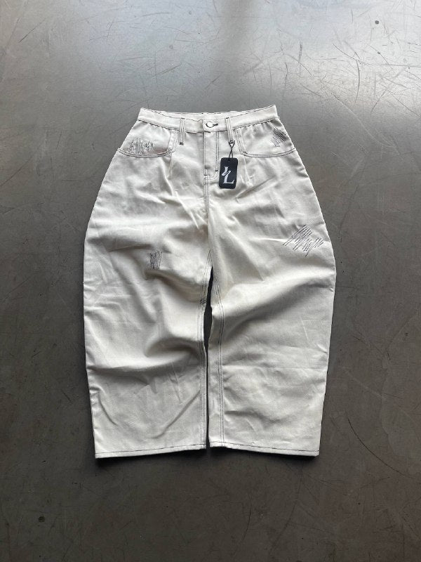 Vaquero Balloon Jeans - Mezclilla RAW