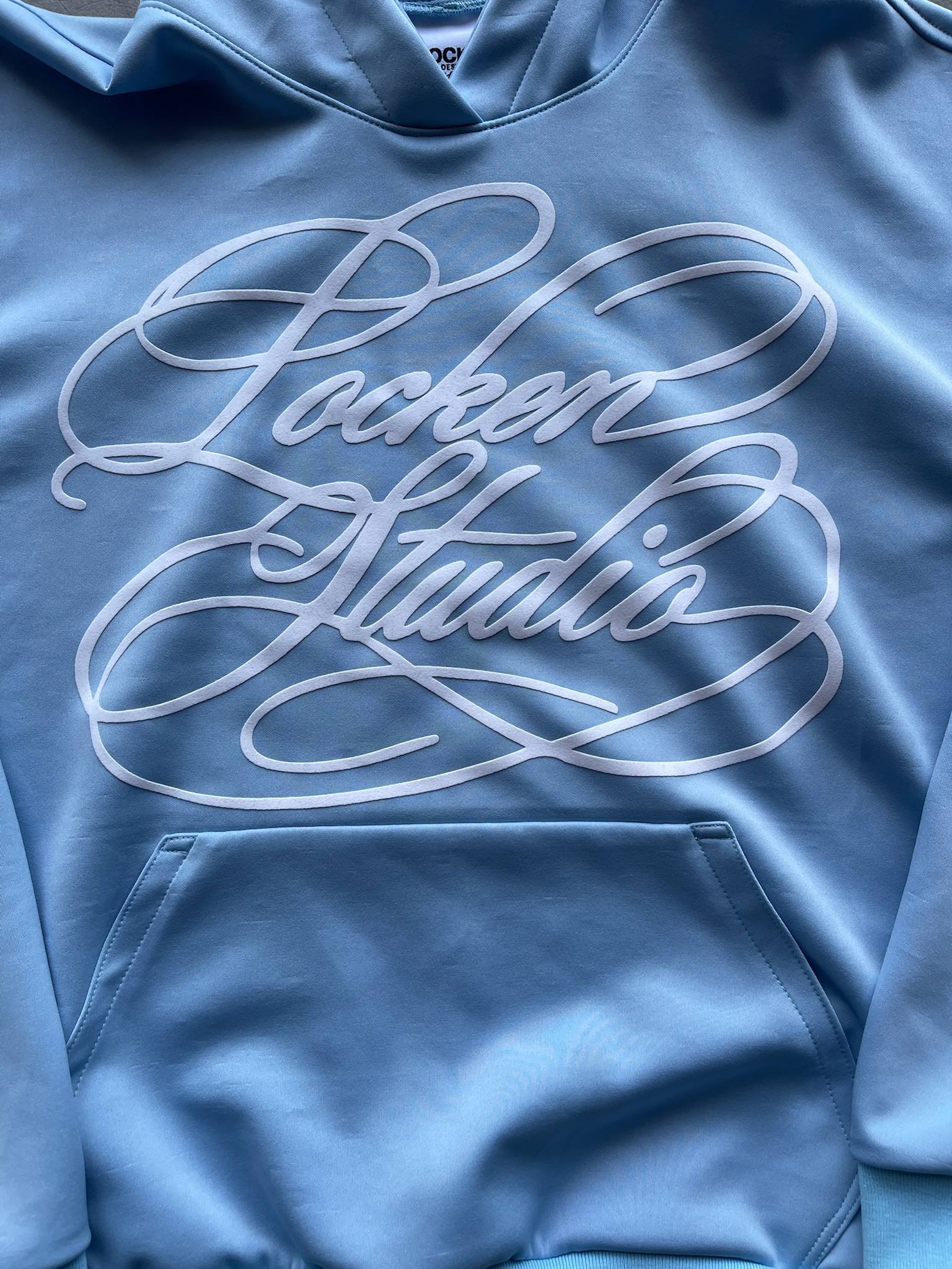 Baby Blue Hoodie - Boxy Cut