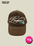 Locken Star Trucker Hat Coffee