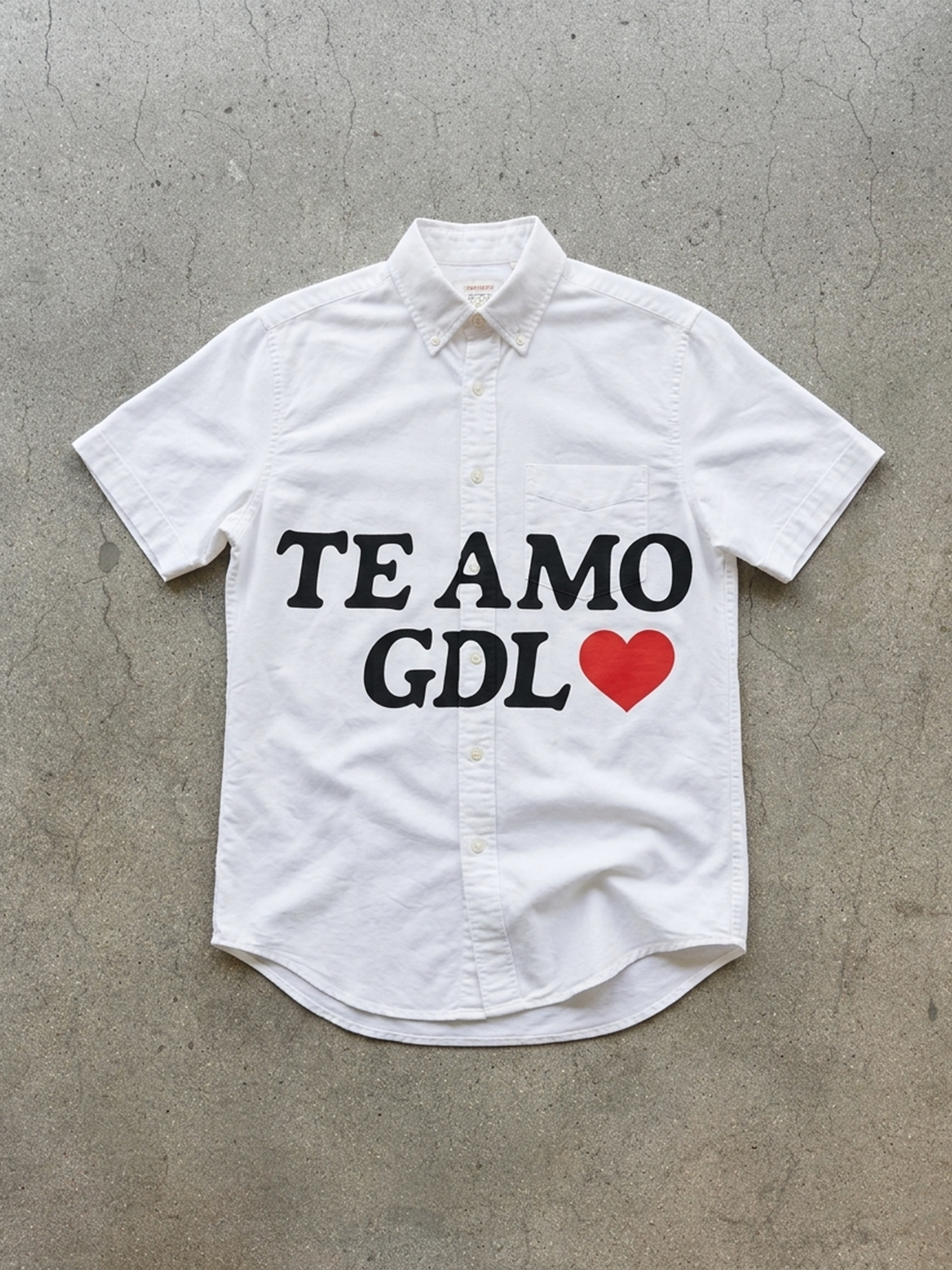 TE AMO GDL - Camiseta de manga corta