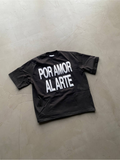 Por Amor Al Arte Tee Black